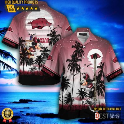 Arkansas Razorbacks NCAA Mascot Hawaiian Shirt For Men - Best Seller Shirts Design In Usa
