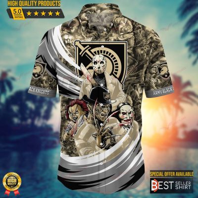 Army Black Knights NCAA Halloween Horror Movies Hawaiian Shirts - Best Seller Shirts Design In Usa