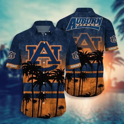 Auburn Tigers Aloha Hawaiian Shirt, NCAA Hawaiian Shirt