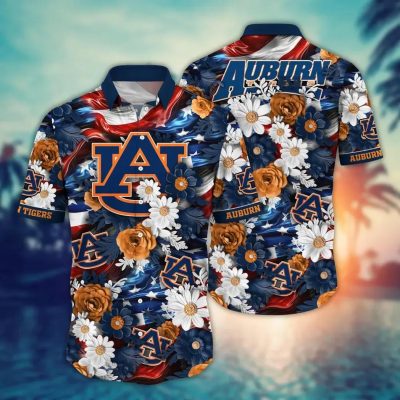 Auburn Tigers NCAA Aloha Hawaiian Shirt, NCAA Hawaiian Shirt