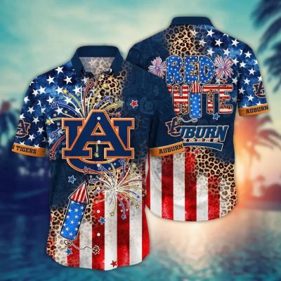 Auburn Tigers NCAA Aloha Hawaiian Shirt 1, NCAA Hawaiian Shirt