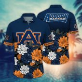 Auburn Tigers NCAA Flower Aloha Hawaiian Shirt 10, NCAA Hawaiian Shirt