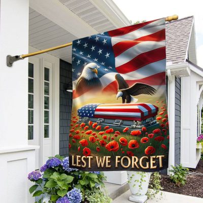 Lest We Forget Memorial Day American Flag TPT1590F - Flagwix