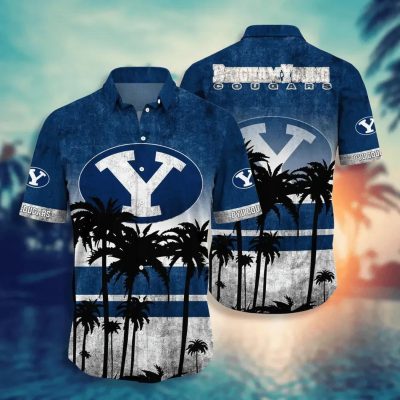 BYU Cougars Aloha Hawaiian Shirt, NCAA Hawaiian Shirt