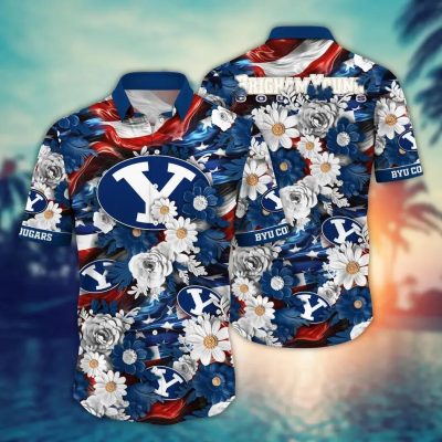 BYU Cougars NCAA Aloha Hawaiian Shirt 1, NCAA Hawaiian Shirt