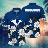 BYU Cougars NCAA Flower Aloha Hawaiian Shirt 13, NCAA Hawaiian Shirt