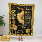 Blanket For Mother In Law All The While My Love For Your Son Custom Name Blanket Mother S Day Blankets For Mothers Day 2 N7m01v.jpg - demo10