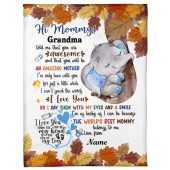 Blanket For New Mom From Baby Baby Boy Cute Blue Elephant Autumn Leaves Blanket Blankets For Mothers Day 1 Nhuzrk.jpg - demo10