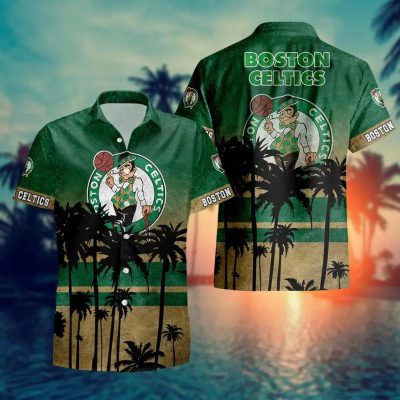Boston Celtics Aloha Hawaiian Shirt, NCAA Hawaiian Shirt