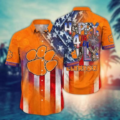 Clemson Tigers NCAA Aloha Hawaiian Shirt 2, NCAA Hawaiian Shirt