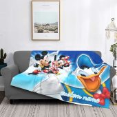 Custom Name Blanket Disney Mickey Mouse Tapestry Personalized Blankets Birthday Gift Customized DIY - Musicdope90s