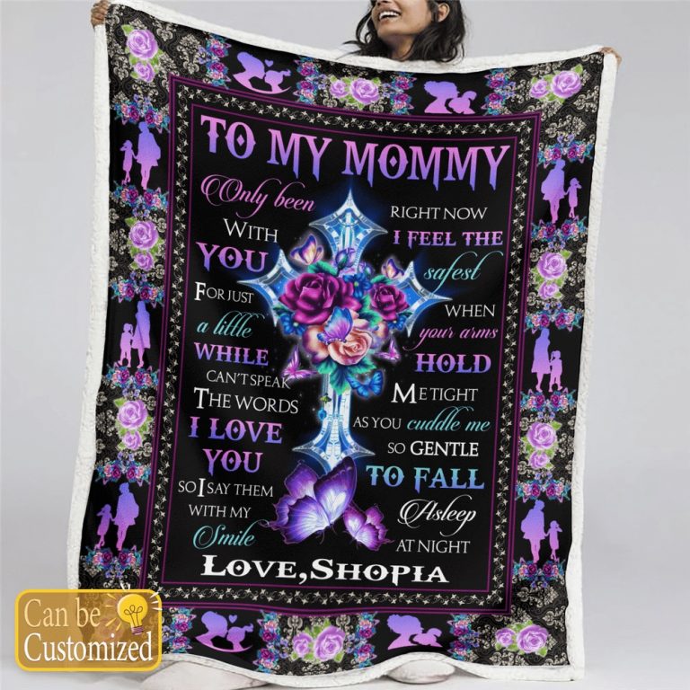 Custom Name Gift To My Mommy Blanket Mother's Day, Blankets For Mothers Day