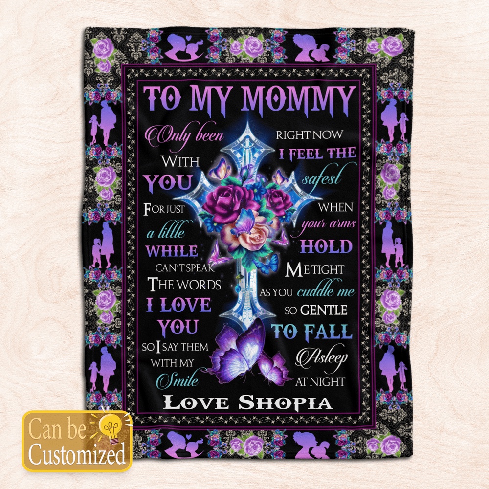 Custom Name Gift To My Mommy Blanket Mother's Day, Blankets For Mothers Day