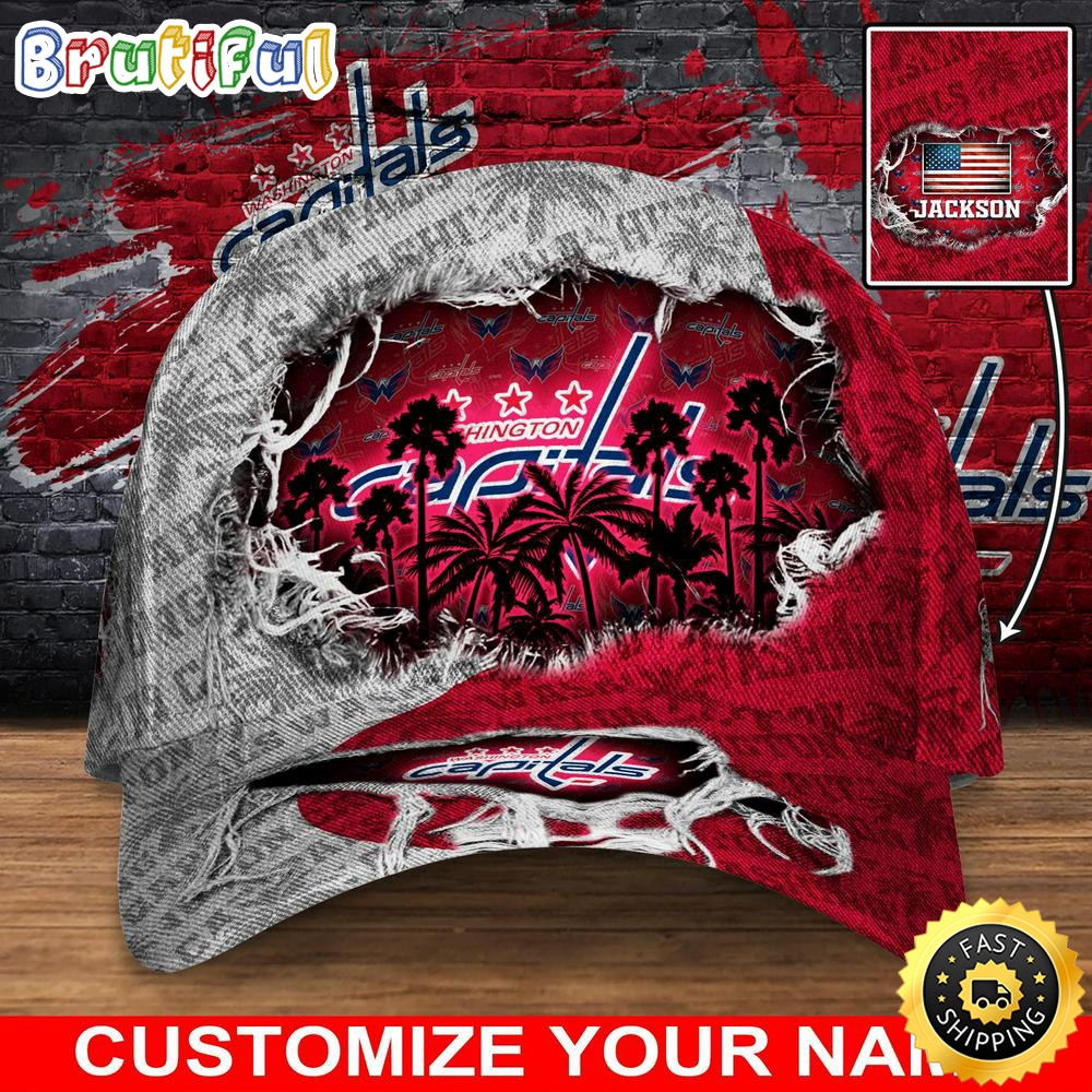 Customized NHL Washington Capitals Baseball Cap New Collection For Sports Fans Customized NHL Washington Capitals Baseball Cap New Collection For Sports Fans