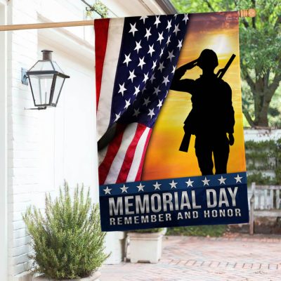 Memorial Day Veteran Remember and Honor Flag MLN1155F - Flagwix