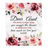 Dear Aunt Blanket From Niece Nephew We Hope Every Time Rose Floral Personalized Blanket For Mom Mother S Day Gifts Blanket 1 Fmhp6i.jpg - demo10