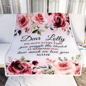 Dear Lolly Blanket From Granddaughter Grandson We Hope Every Time Rose Floral Personalized Blanket For Mom Mother S Day Gifts Blanket 2 Xnzrlk.jpg - demo10