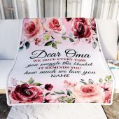 Dear Oma Blanket From Granddaughter Grandson We Hope Every Time Rose Floral Personalized Blanket For Mom Mother S Day Gifts Blanket 2 Eayevg.jpg - demo10