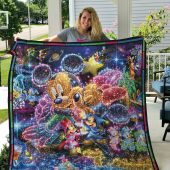 Disney Mickey Mouse And Friends Quilt Bedding Set Blanket Best Gifts For Fans, Birthdays, - Musicdope90s