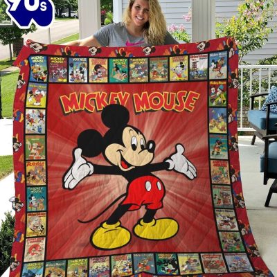 Disney Mickey Mouse Blanket Mickey Mouse Gift Birthday - Musicdope90s