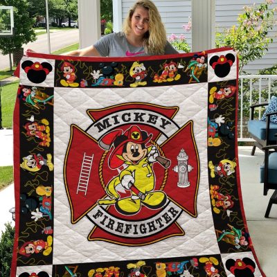 Disney Mickey Mouse, Fireman Mickey Firefighter Blanket - Musicdope90s