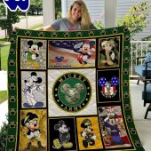 Disney Mickey Mouse, Mickey Army Military Blanket - Musicdope90s