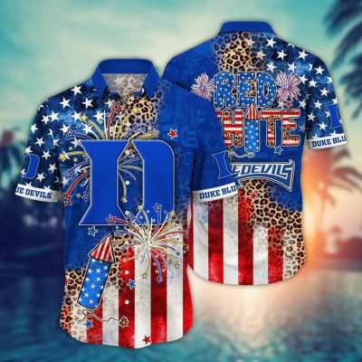 Duke Blue Devils NCAA Aloha Hawaiian Shirt, NCAA Hawaiian Shirt