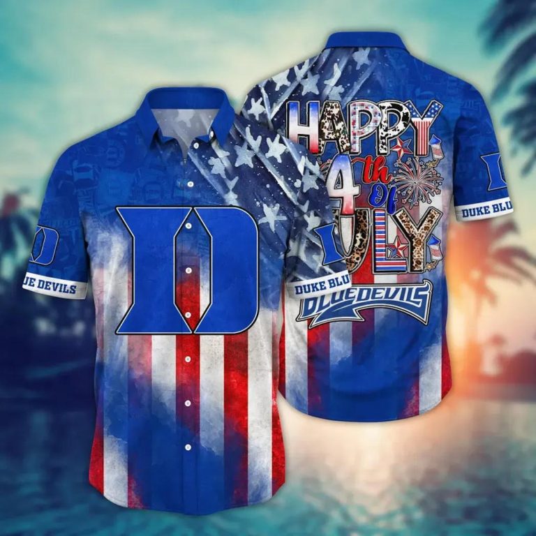 Duke Blue Devils NCAA Aloha Hawaiian Shirt 2, NCAA Hawaiian Shirt