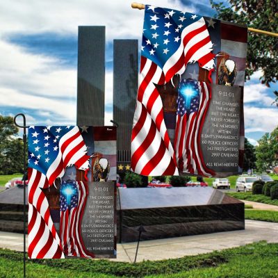 Memorial Day 911 Patriot Day, September 11 Never Forget American Jesus Flag TPT1101F - Flagwix