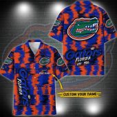 Florida Gators Aloha Hawaiian Shirt Custom Your Name, NCAA Hawaiian Shirt