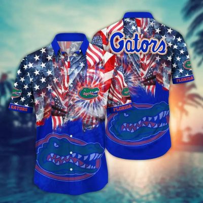 Florida Gators NCAA Flower Aloha Hawaiian Shirt 10, NCAA Hawaiian Shirt