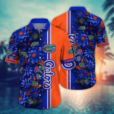 Florida Gators NCAA Flower Aloha Hawaiian Shirt 3, NCAA Hawaiian Shirt