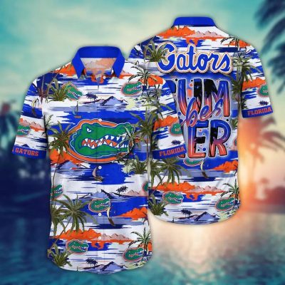 Florida Gators NCAA Flower Aloha Hawaiian Shirt 9, NCAA Hawaiian Shirt