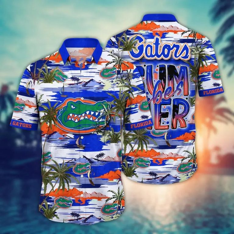 Florida Gators NCAA Flower Aloha Hawaiian Shirt 9, NCAA Hawaiian Shirt