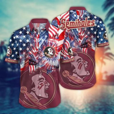 Florida State Seminoles NCAA Flower Aloha Hawaiian Shirt 11, NCAA Hawaiian Shirt