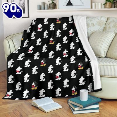 Funny Mickey Mouse Disney Fleece Blanket Gift For Fan - Musicdope90s