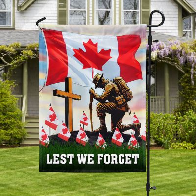 Canada Veteran Remembrance Day Lest We Forget Flag MLN4219F - Flagwix Canada Veteran Remembrance Day Lest We Forget Flag MLN4219F - Flagwix