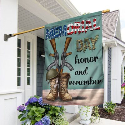 Memorial Day Flag Honor And Remember Veterans TQN1008F - Flagwix