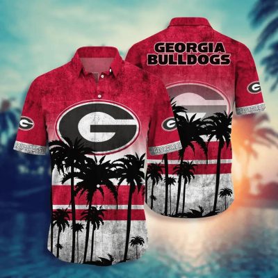 Georgia Bulldogs Aloha Hawaiian Shirt, NCAA Hawaiian Shirt