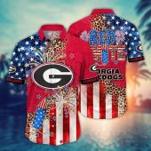 Georgia Bulldogs NCAA Aloha Hawaiian Shirt 1, NCAA Hawaiian Shirt