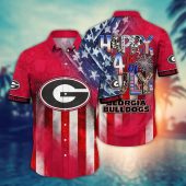 Georgia Bulldogs NCAA Aloha Hawaiian Shirt 2, NCAA Hawaiian Shirt