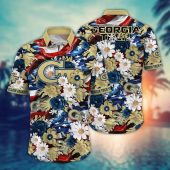 Georgia Tech Yellow Jackets NCAA Aloha Hawaiian Shirt 1, NCAA Hawaiian Shirt