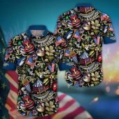 Georgia Tech Yellow Jackets NCAA Flower Aloha Hawaiian Shirt 14, NCAA Hawaiian Shirt