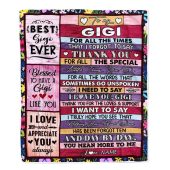 Gigi Blanket From Granddaughter Grandson Thank You For The Love Personalized Blanket For Mom Mother S Day Gifts Blanket 1 Vukjs3.jpg - demo10