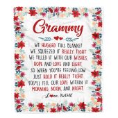 Grammy Blanket From Grandkids Grandson Granddaughter We Hugged This Blanket Personalized Blanket For Mom Mother S Day Gifts Blanket 1 Kvv6rz.jpg - demo10