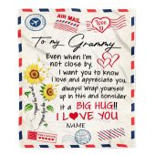 Grammy Blanket From Grandkids Love Big Hug Air Mail Letter Sunflower Personalized Blanket For Mom Mother S Day Gifts Blanket 1 Ashkws.jpg - demo10