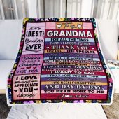 Grandma Blanket From Granddaughter Grandson Thank You For The Love Personalized Blanket For Mom Mother S Day Gifts Blanket 2 Epbdtr.jpg - demo10