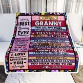 Granny Blanket From Granddaughter Grandson Thank You For The Love Personalized Blanket For Mom Mother S Day Gifts Blanket 2 Zlvlje.jpg - demo10
