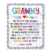 Granny Blanket From Grandkids We Hugged This Blanket Personalized Blanket For Mom Mother S Day Gifts Blanket 1 Ks5wix.jpg - demo10