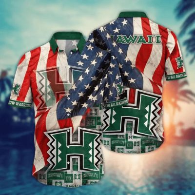 Hawaii Rainbow Warriors NCAA Flower Aloha Hawaiian Shirt 10, NCAA Hawaiian Shirt